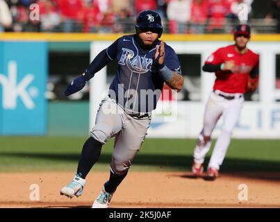 Boston Red Sox's Corey Kluber pitches to the Tampa Bay Rays during the  first inning of a spring training baseball game Saturday, March 25, 2023,  in St. Petersburg, Fla. (AP Photo/Chris O'Meara