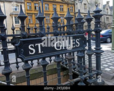 St Giles public conveniences, Oxford, Oxfordshire, England, UK Stock Photo