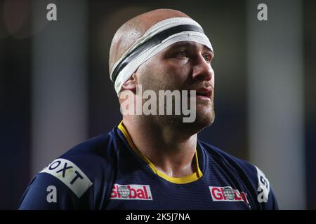 Leeds, UK. 08th Oct, 2022. Headingley Stadium, Leeds, West Yorkshire, 8th October 2022. Leeds Rhinos v New Zealand Rugby League in the Bartercard International Challenge Bodene Thompson of Leeds Rhinos Credit: Touchlinepics/Alamy Live News Stock Photo