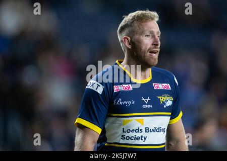 Leeds, UK. 08th Oct, 2022. Headingley Stadium, Leeds, West Yorkshire, 8th October 2022. Leeds Rhinos v New Zealand Rugby League in the Bartercard International Challenge Credit: Touchlinepics/Alamy Live News Stock Photo