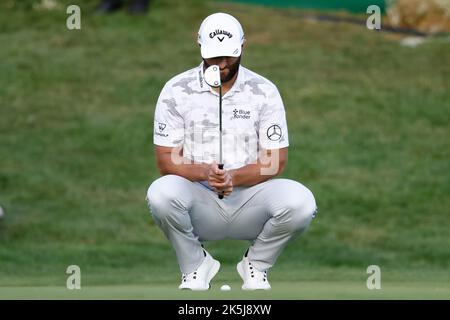 Jon Rahm of Spain during the Acciona Open Espana 2022 on October 7, 2022 at Club de Campo de Madrid in Madrid, Spain - Photo: Oscar J Barroso/DPPI/LiveMedia Stock Photo