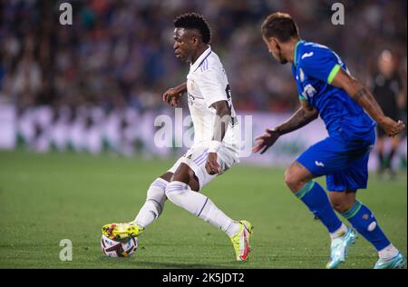 Madrid, Spain. 08th Oct, 2022. La Liga 08 October 2022; Stadium Coliseo Alfonso Perez, Madrid, Spain; Men's La Liga Santander, Getafe vs Real Madrid Vinicius 900/Cordon Press Credit: CORDON PRESS/Alamy Live News Stock Photo