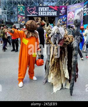 New York, USA. 8th Oct 2022. 10/0802022 New York City, NY Comic Con New York City, held at the Jacob Javitz Center in New York City, Saturday, October 8, 2022. Photo by Jennifer Graylock-Alamy News Stock Photo