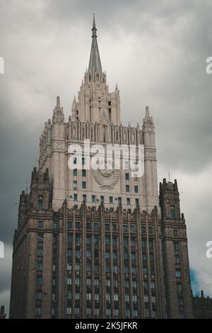 Ministry of Foreign Affairs of Russia main building, Moscow, Russia. Stock Photo