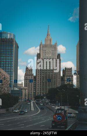 Ministry of Foreign Affairs of Russia main building, Moscow, Russia. Stock Photo