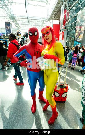 New York, USA. 8th Oct 2022. 10/0802022 New York City, NY Comic Con New York City, held at the Jacob Javitz Center in New York City, Saturday, October 8, 2022. Photo by Jennifer Graylock-Alamy News Stock Photo