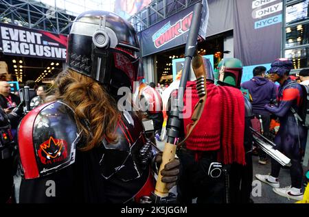 New York, USA. 8th Oct 2022. 10/0802022 New York City, NY Comic Con New York City, held at the Jacob Javitz Center in New York City, Saturday, October 8, 2022. Photo by Jennifer Graylock-Alamy News Stock Photo