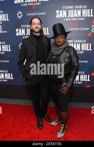 New York, USA. 08th Oct, 2022. Guests attend San Juan Hill: A New York Story concert on the reopening night of David Geffen Hall at Lincoln Center in New York, NY on October 8, 2022. (Photo by Efren Landaos/Sipa USA) Credit: Sipa USA/Alamy Live News Stock Photo
