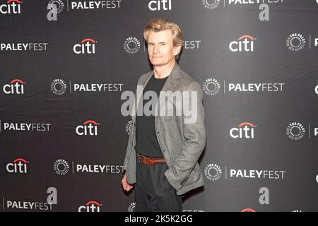 NEW YORK, NEW YORK - OCTOBER 08: Charles Edwards attends the 'The Lord Of The Rings: The Rings Of Power' event during the 2022 PaleyFest NY at Paley Museum on October 08, 2022 in New York City. Credit: Ron Adar/Alamy Live News Stock Photo