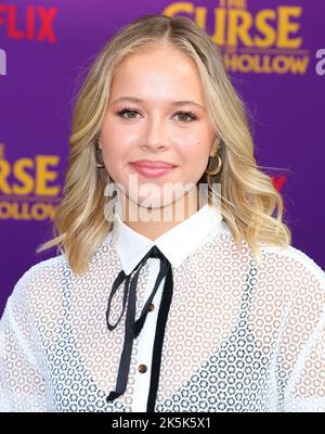 Holly J Barret arrives at The Special Screening of Netflix The Curse of