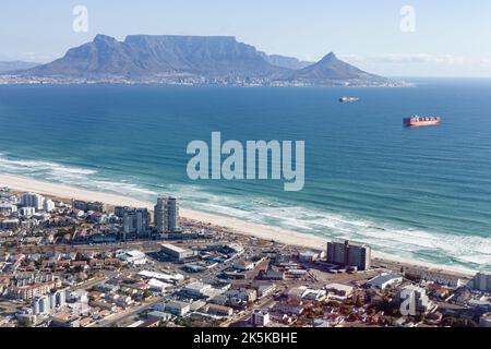 Bloubergstrand, Western Cape, South Africa. Stock Photo
