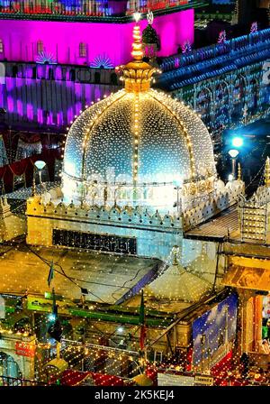 Ajmer Rajasthan India Th Oct Illuminated Ajmer Sharif Dargah On The Occasion Of Eid E