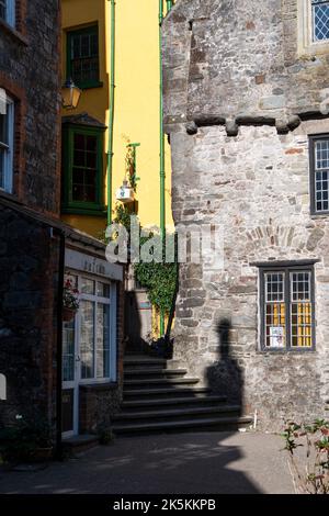 15th Century Tudor Merchants House at Tenby, in West Wales. Stock Photo