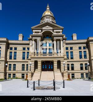 The Wyoming State Capitol Building, Cheyenne, Wyoming, USA Stock Photo