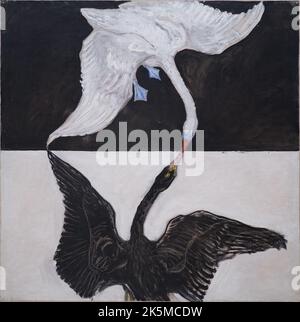 Hilma af Klint - Group IX/SUW, The Swan, No. 1, 1915 Stock Photo