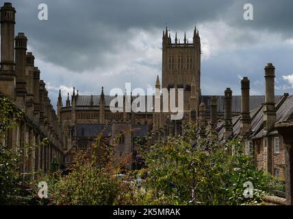 Wells Cathedral, Somerset, England, UK Stock Photo