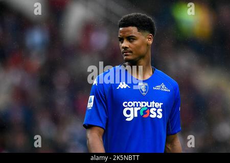 Turin, Italy. 09 October 2022. Koni De Winter of Empoli FC looks on during the Serie A football match between Torino FC and Empoli FC. Credit: Nicolò Campo/Alamy Live News Stock Photo
