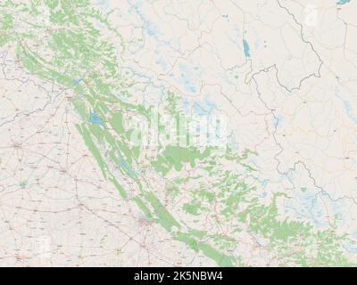 Himachal Pradesh, union territory of India. High resolution satellite ...