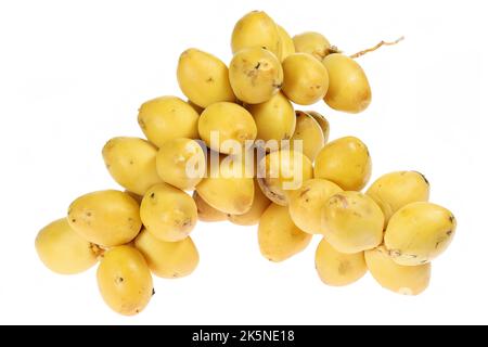 dates isolated on white background Stock Photo