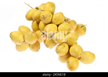 dates isolated on white background Stock Photo
