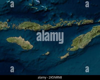 Nusa Tenggara Timur Indonesia Map Grey Stock Photo - Alamy