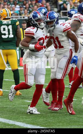 New York Giants running back Gary Brightwell in action during an NFL  football game, Sunday, Jan. 8, 2023, in Philadelphia. (AP Photo/Matt Rourke  Stock Photo - Alamy