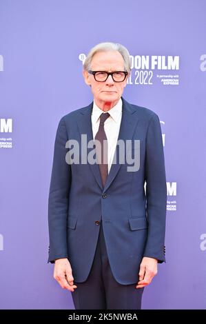 London, UK. 09th Oct, 2022. Bill Nighy arrive at the Living - UK Premiereof the BFI London Film Festival’s 2022 on 9th October 2022 at Royal Festival Hall, London, UK. Credit: See Li/Picture Capital/Alamy Live News Stock Photo