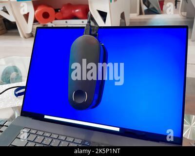 Calibration of laptop led white screen,monitor color.Computer display