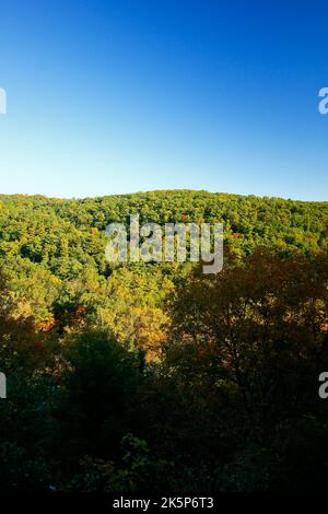 Mohican Gorge Overlook, Mohican State Park, Ohio Stock Photo