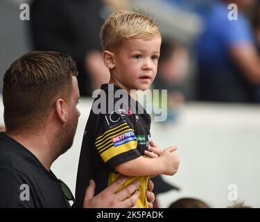 York, England -11th September 2022 - York Knights fan. Rugby League Betfred Championship, York City Knights vs Workington Town  at LNER Community Stadium, York, UK Stock Photo