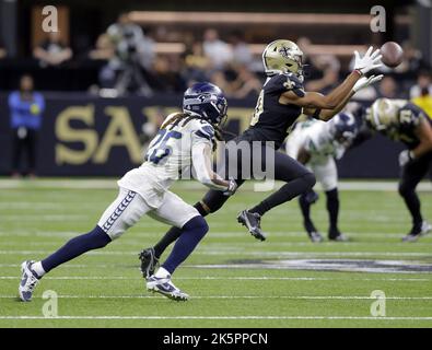 New Orleans Saints' Tre'Quan Smith in action during an NFL football game  against the New York Jets, Sunday, Dec. 12, 2021, in East Rutherford, N.J.  (AP Photo/Matt Rourke Stock Photo - Alamy