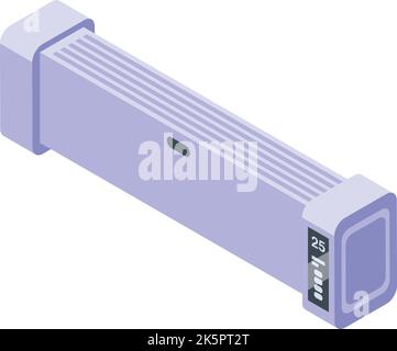 Domestic convector icon isometric vector. Room radiator. Service equipment Stock Vector