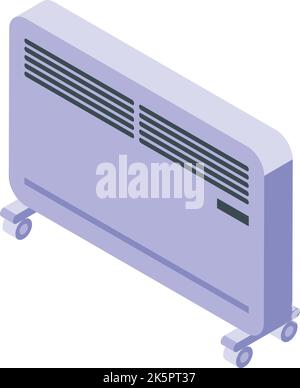 Power convector icon isometric vector. Room energy. Climate service Stock Vector