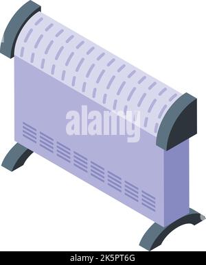 Convector icon isometric vector. Room energy. Service domestic Stock Vector