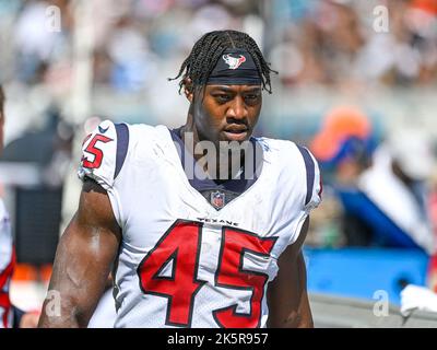 Los Angeles Rams linebacker Ogbonnia Okoronkwo (45) lines up for the snap  during an NFL football game against the Houston Texans, Sunday, Oct. 31,  2021, in Houston. (AP Photo/Matt Patterson Stock Photo - Alamy