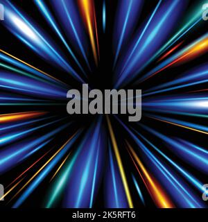Modern abstract high-speed motion effect. Futuristic dynamic motion technology. Motion pattern for banner or poster design background idea Stock Vector