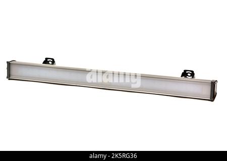 LED lamp for non-residential and public spaces on a white isolated background. Power saving Stock Photo