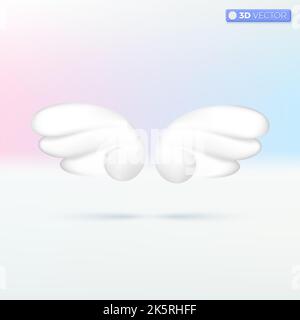 Wings of the angel icon vector. Isolated contour symbol illustration  9936677 Vector Art at Vecteezy