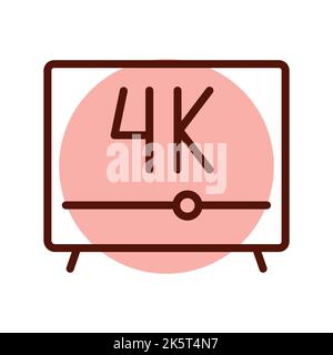 4k quality line icon. Online promotion Stock Vector