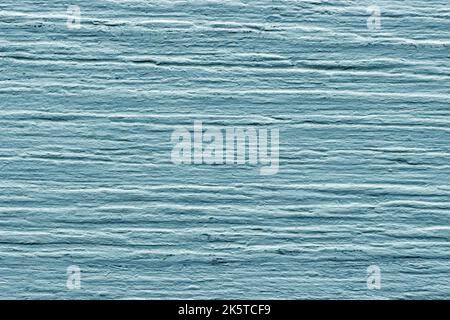 Blue painted wood or concrete textured surface close up macr Stock Photo