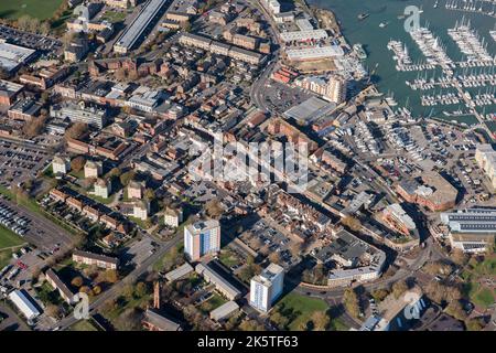 Gosport High Street Heritage Action Zone and town centre, Gosport, Hampshire, 2020. Stock Photo