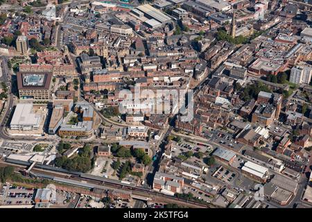 Wakefield town centre and Upper Westgate High Street Heritage Action Zone, Wakefield, 2020. Stock Photo