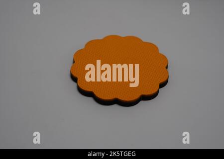 various geometric signs in front of a colored background Stock Photo