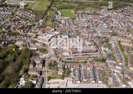 Prescot High Street Heritage Action Zone, Knowsley, 2021. Stock Photo