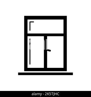 Windows icon, glyph style. Architecture elements. Black icons isolated ...