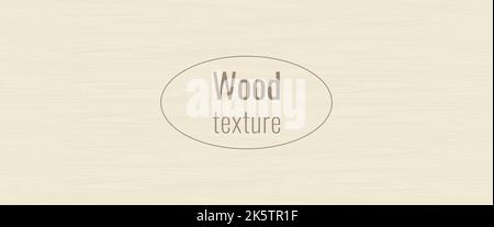 Wood beige texture vector background. Wood cutting board texture design, wall, table or floor surface. Wooden table template. Vector illustration Stock Vector
