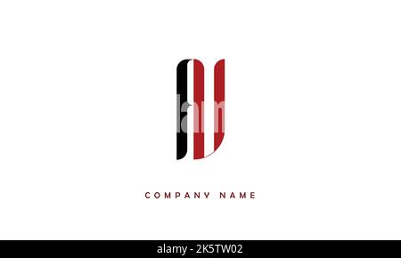 AV, VA Abstract Letters Logo Monogram Stock Vector