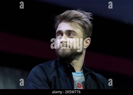 New York, United States. 09th Oct, 2022. Daniel Radcliffe attends panel WEIRD: The Al Yankovic Story during New York Comic Con at Jacob Javits Center (Photo by Lev Radin/Pacific Press) Credit: Pacific Press Media Production Corp./Alamy Live News Stock Photo