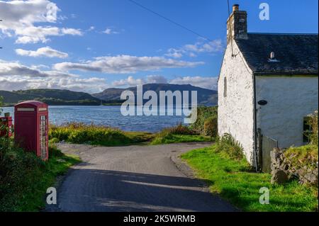 Picturesque Port Ramsay on The isle of Lismore, Argyll and Bute, Scotland Stock Photo