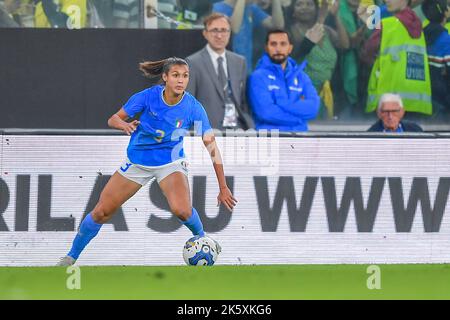 Genova, Italy. 10th Oct, 2022. Federica Cafferata (Italy) during Women Italy vs Brazil, friendly football match in Genova, Italy, October 10 2022 Credit: Independent Photo Agency/Alamy Live News Stock Photo